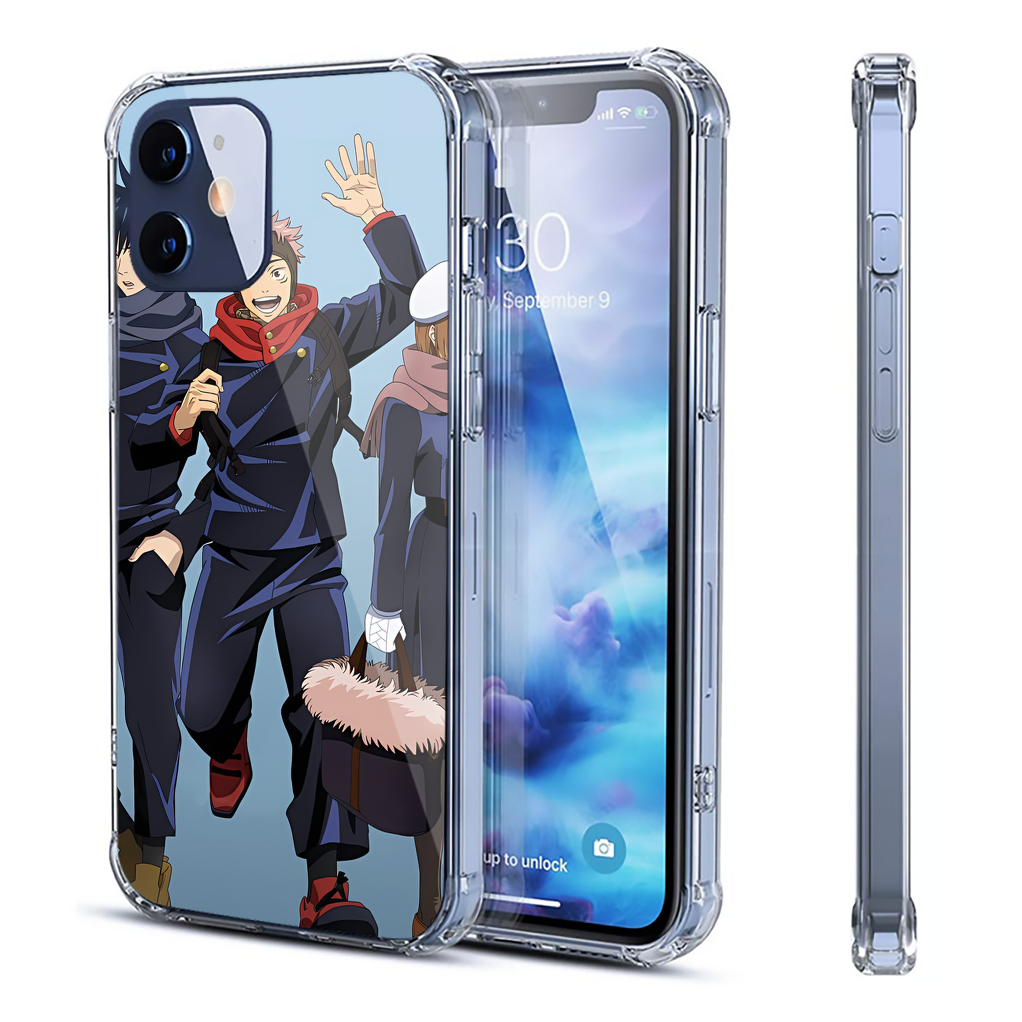 （画像用） SPY×FAMILY间谍家家酒 【iPhone 12シリーズ対応】透明スマホケース（クリアソフトケース）